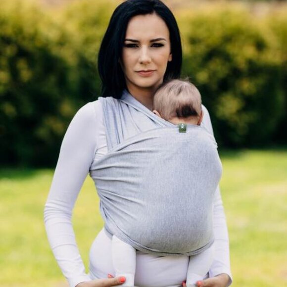 NWT LennyLamb Grey Stretchy Wrap - Picture 2 of 3